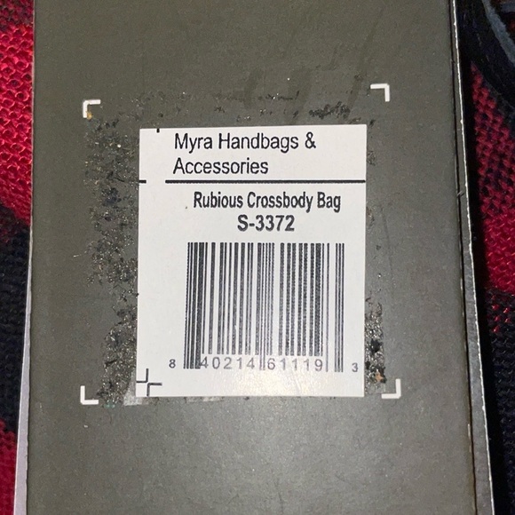 Myra Bag Crossbody West Southwest Rubious Leather Crossbody Bag with Long Fringe - Picture 12 of 16